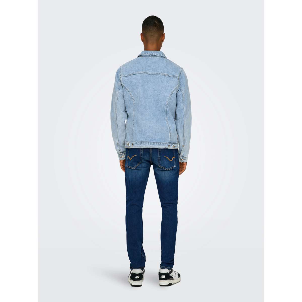 ONLY & SONS MEN΄S REGULAR FIT DUKE DENIM JACKET 22032035 LIGHT BLUE